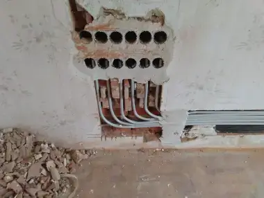 Villanyszerelői nyersmunka